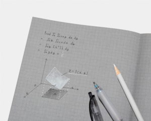 立体的に描けるコクヨの「白と黒で書けるノート」